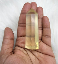 Yellow Fluorite Tower with Phantom Inclusions