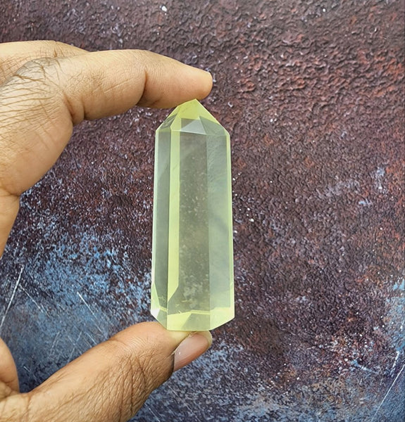 Yellow Fluorite Tower with Phantom Inclusions