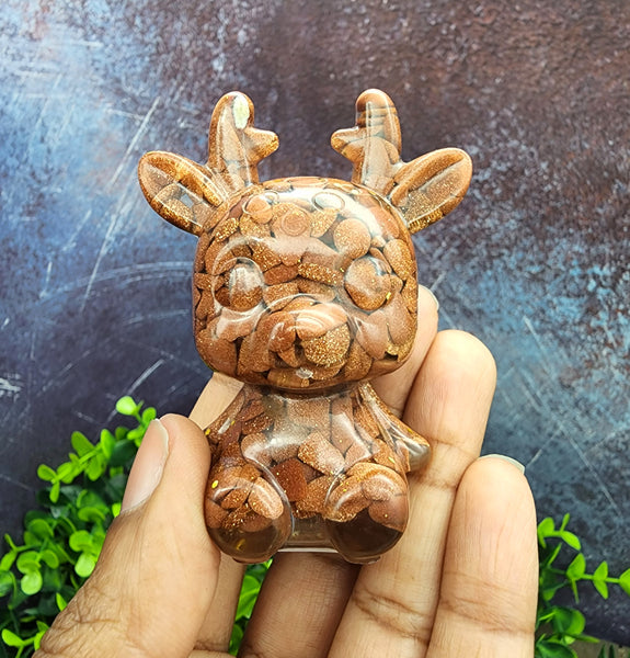 Orgone Reindeer Figurine