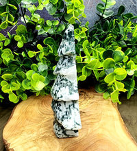 Druzy Freestanding Moss Agate Trees