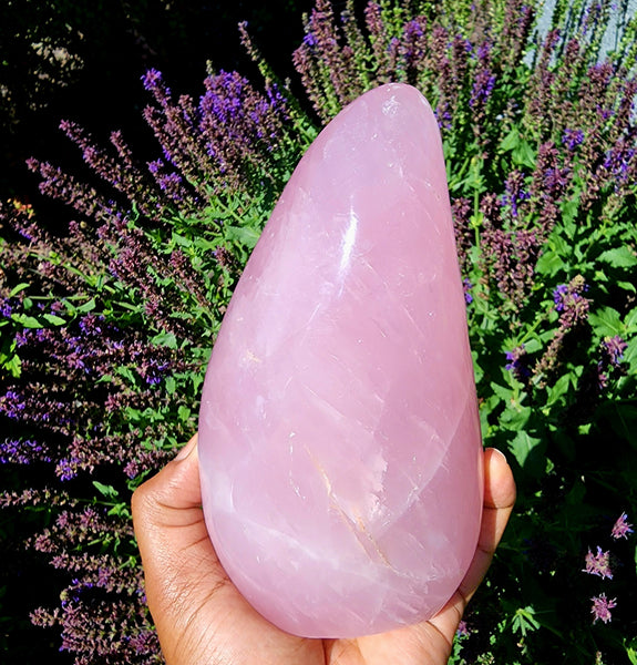 XL Rose Quartz Freeform