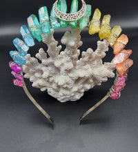 Rainbow Quartz Moon Goddess Tiara