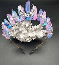 Aura Quartz Moon Goddess Tiara