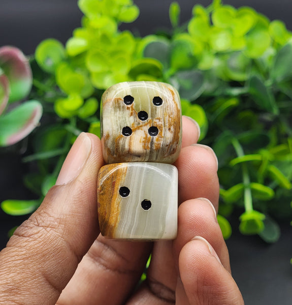 Afghan Jade Dice