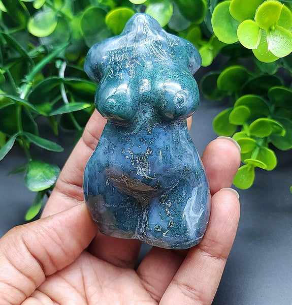 Plus Size Moss Agate Goddess