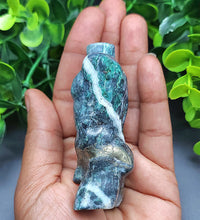 Rare Moss Agate w/Malachite & Pyrite Inclusions Male Body