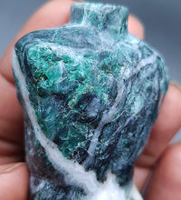 Rare Moss Agate w/Malachite & Pyrite Inclusions Male Body