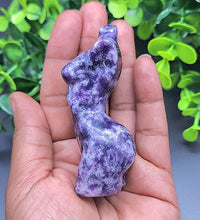 Lepidolite Goddess Carvings