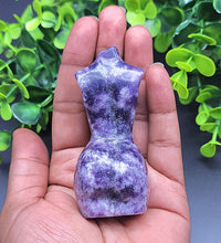 Lepidolite Goddess Carvings