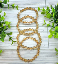 Gold Rutilated Quartz Bracelet