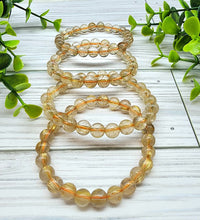 Gold Rutilated Quartz Bracelet