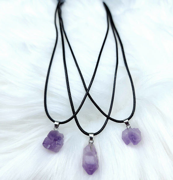 Amethyst Cluster Necklace