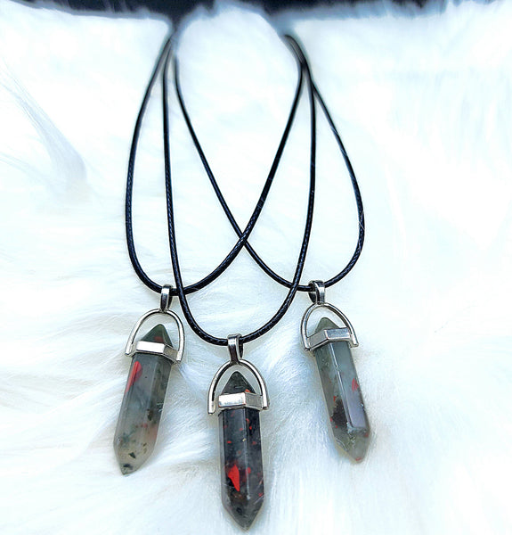 Double Terminated Crystal Necklace