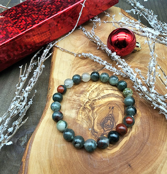 African Bloodstone Bracelet