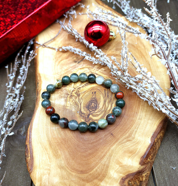 African Bloodstone Bracelet