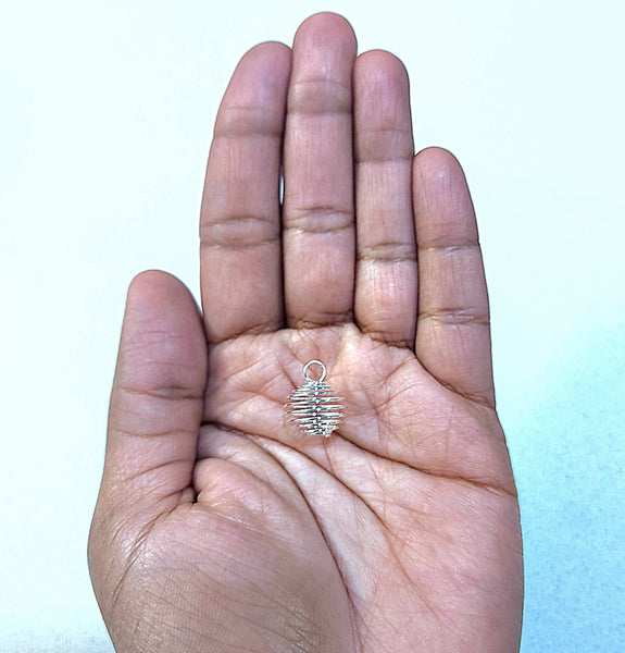 Small Crystal Cage with Necklace