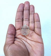 Large Crystal Cage with Necklace