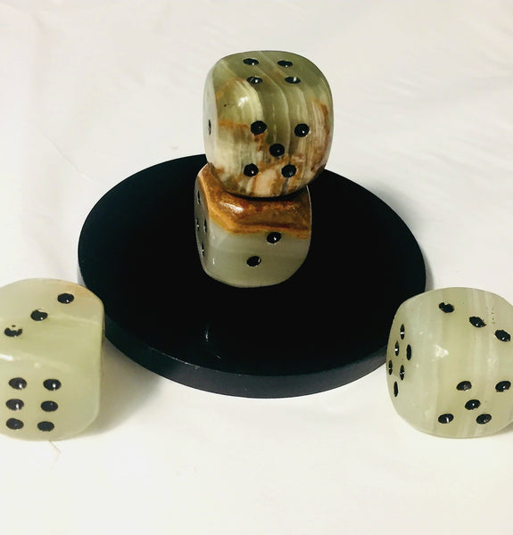 Afghan Jade Dice