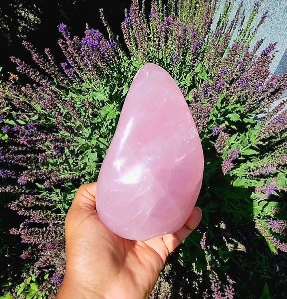 XL Rose Quartz Freeform